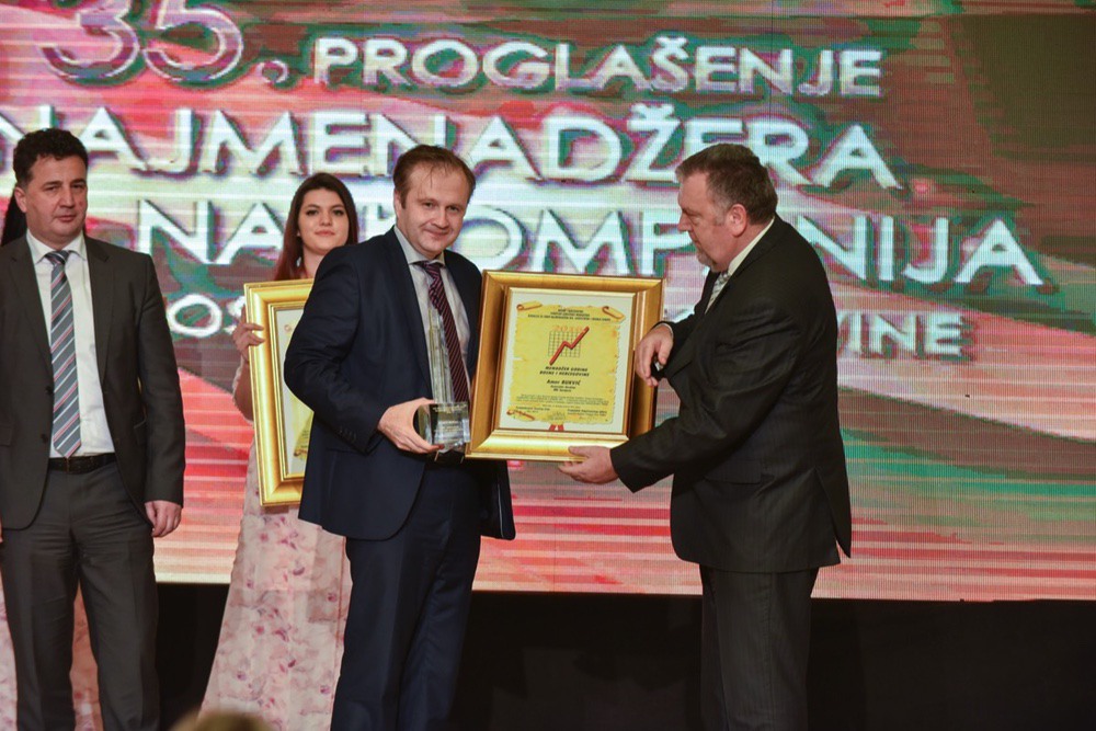 Amer Bukvić, nagrada Najmenadžer za BBI banku