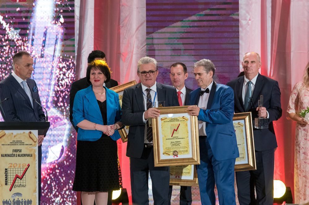 Dušan Perović, nagrada Najmenadžer regije 2019 za Životno djelo
