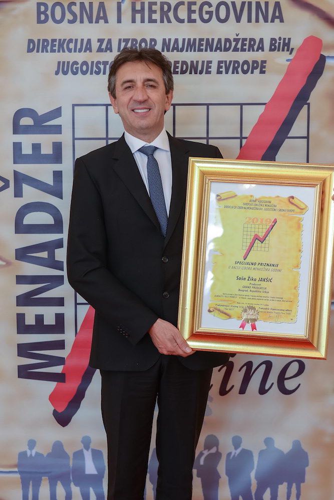Saša Žika Jakšić, nagrada Najmenadžer za nacionalno povezivanje