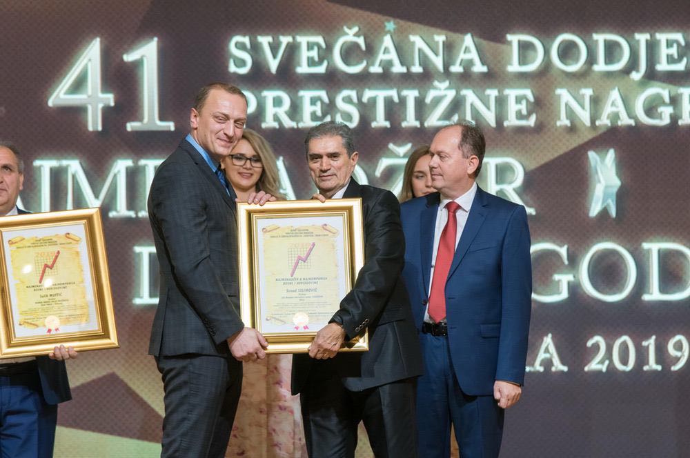 Senad Selimović, nagrada Najmenadžer BiH 2019