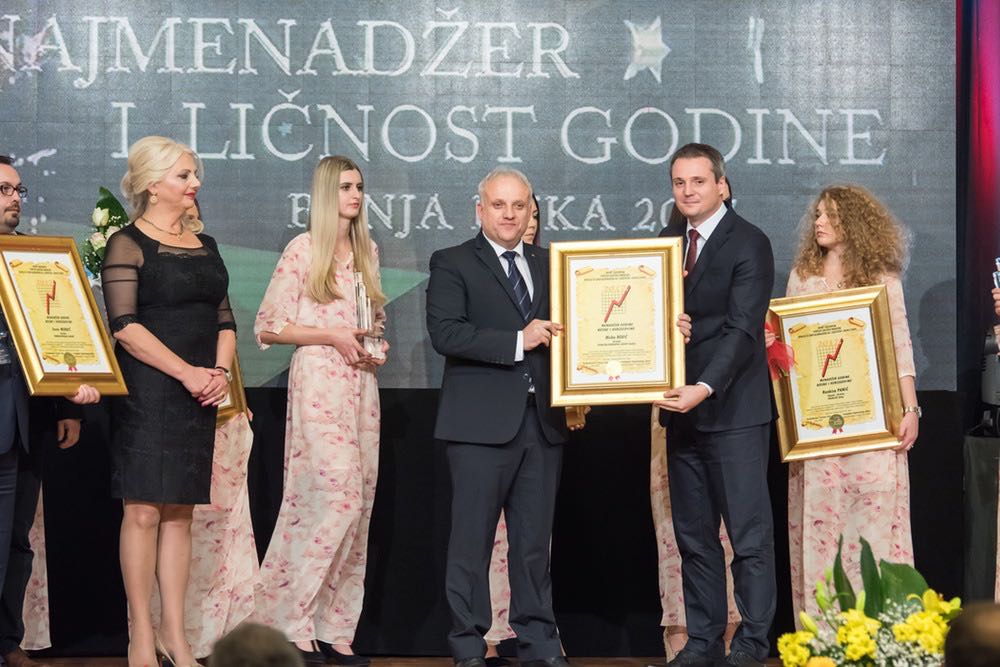 Meho Rekić, nagrada Najmenadžer za oblast namjenske industrije