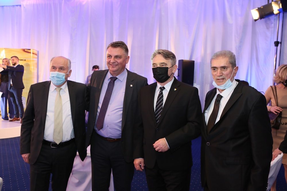Inzko, Salihović, Škrbić i Komšić pred ceremoniju Evropski menadžer 2020.